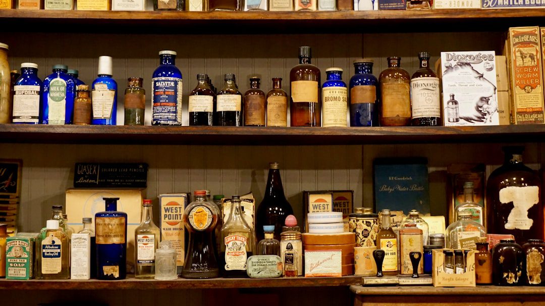 Photo pharmacy shelves